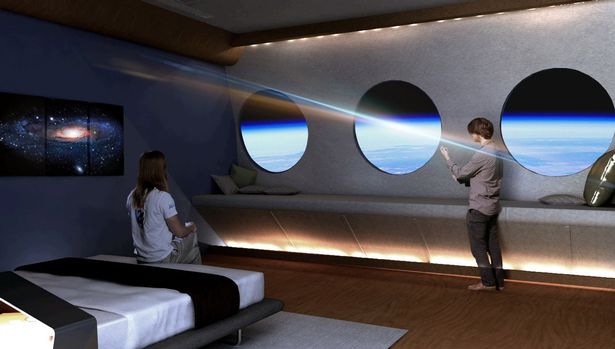  The space hotel will have gravity so guests can walk around