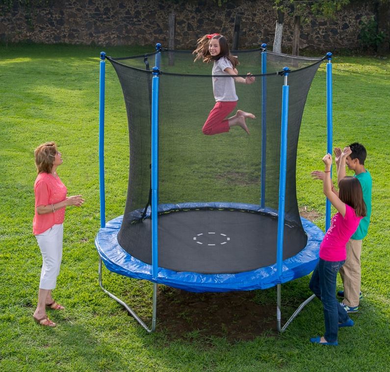  This trampoline is perfect for fun in the garden