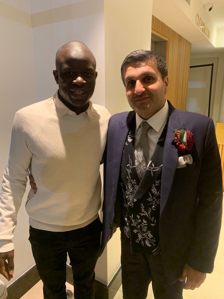  Kante's injury ruled him out of France duty but allowed him to drop by a friend's bash