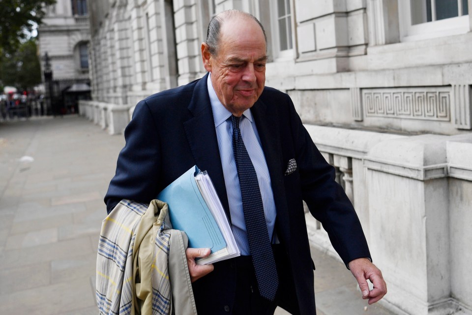  Sir Nicholas Soames has been sacked by Boris Johnson as a Tory MP after the grandson of Sir Winston Churchill defied the Government