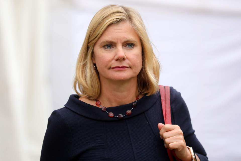  Justine Greening was among the 21 Conservative MPs who sided with the Opposition last night