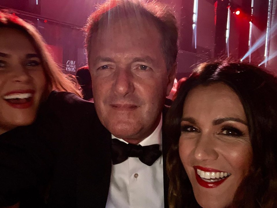  Piers and his wife Celia with Susanna at The GQ Awards