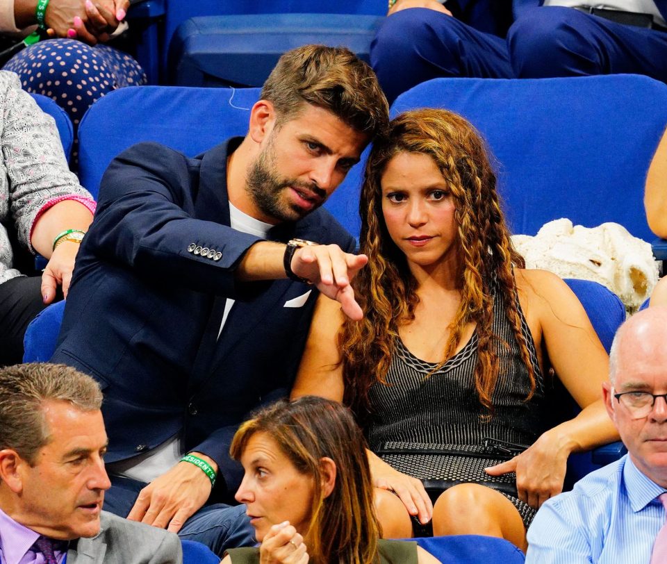  The Barcelona defender was no doubt keen to pass on his sporting expertise to his glam Wag