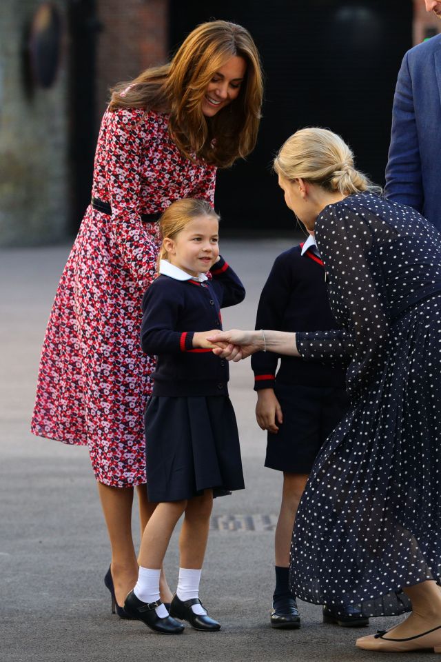  They said that the dads were more interested in a Victoria's Secret model who frequents the school gates