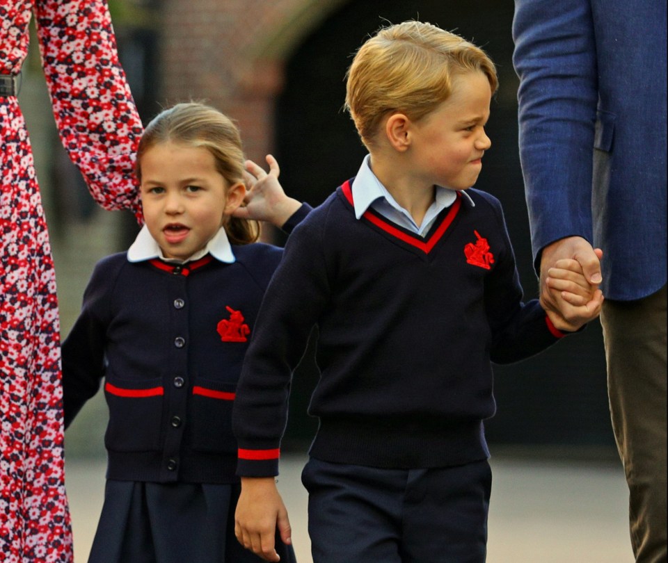 Princess Charlotte started her first day at St Thomas’ in Battersea