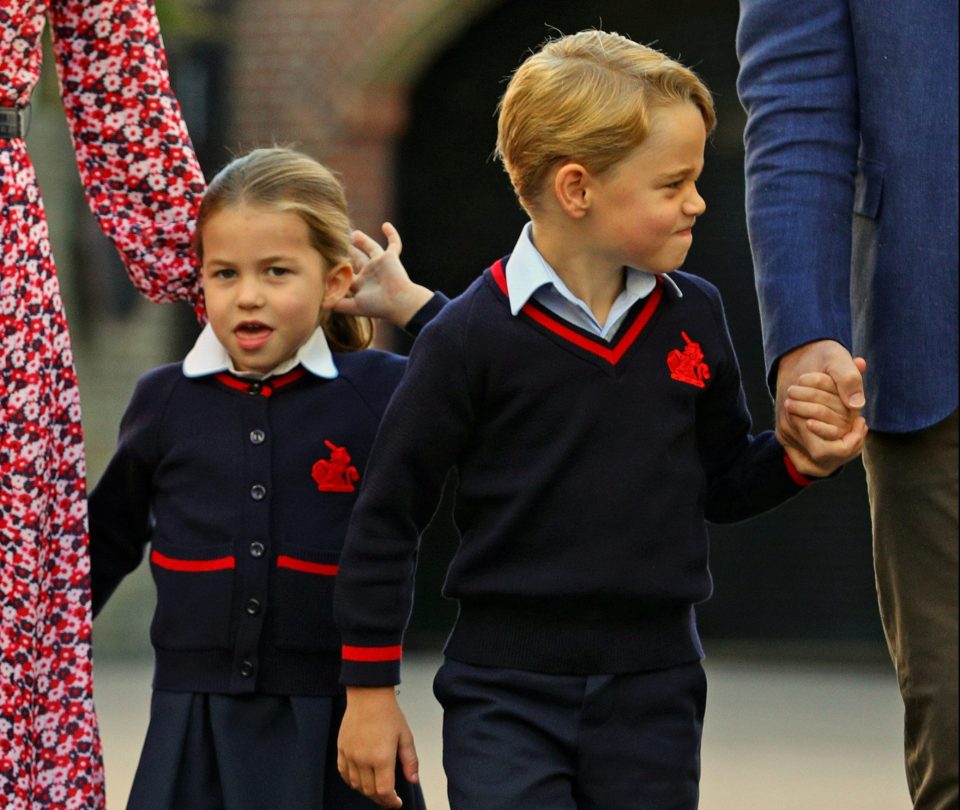  Princess Charlotte started her first day at St Thomas' in Battersea