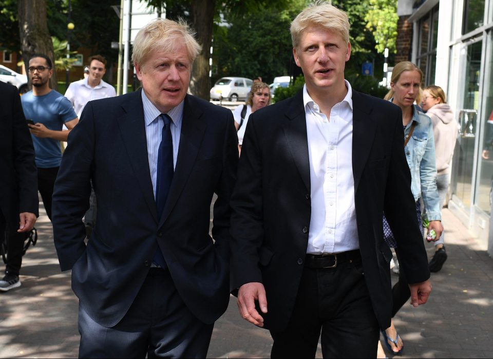  Boris pictured with Jo Johnson earlier this year