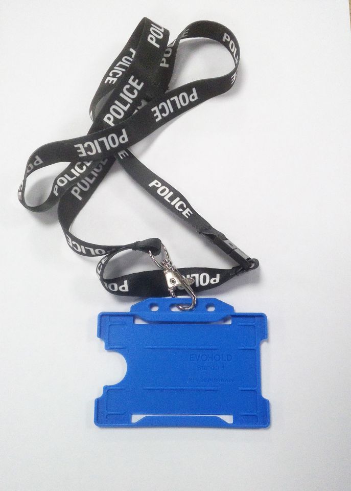  A lanyard used by serial fraudster Davey, who pretended to be a police officer