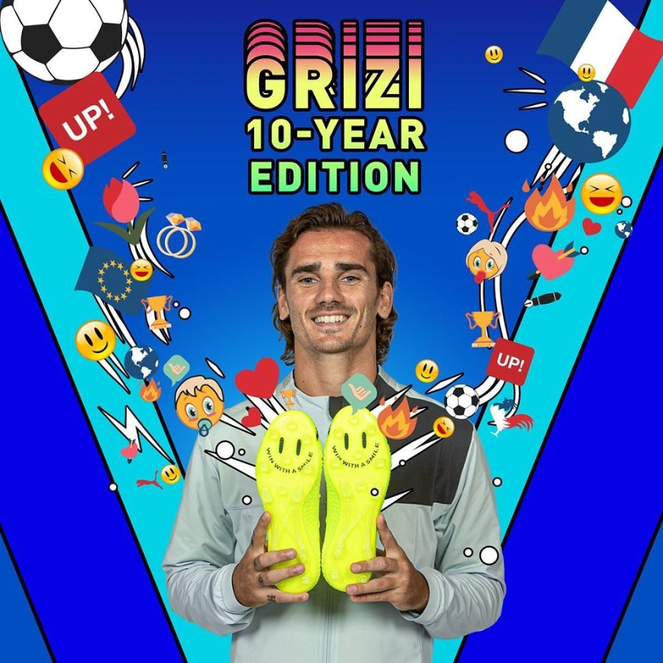  PUMA have celebrated ten years of Antoine Griezmann on Instagram