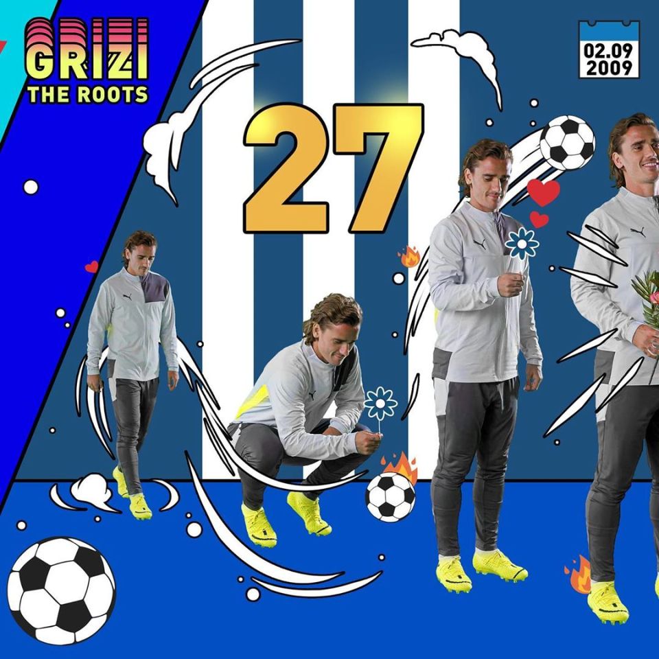  Griezmann started his career at Real Sociedad in Spain