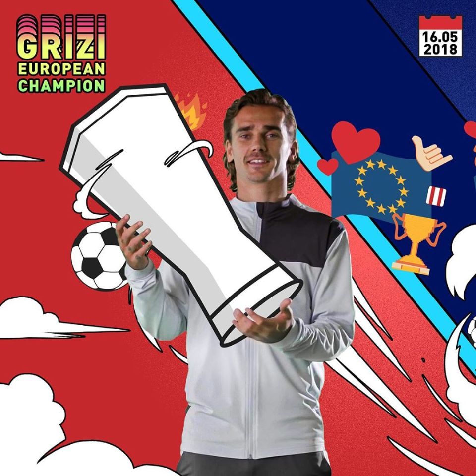  Griezmann won the Europa League with Atleti in the 2017-18 season