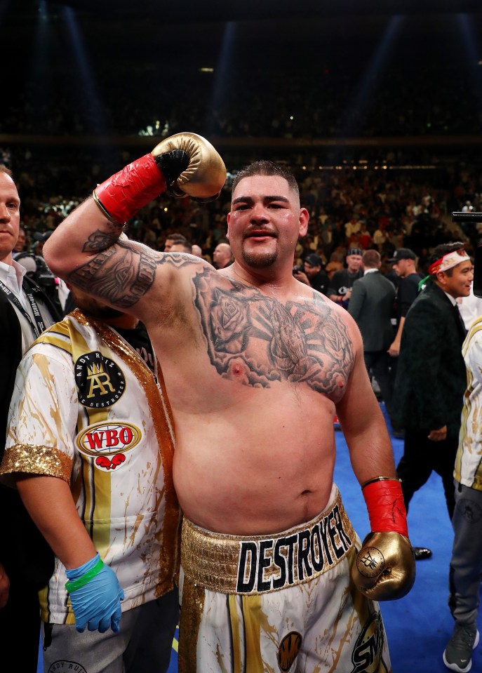  Ruiz in June after shocking the world with his win over AJ