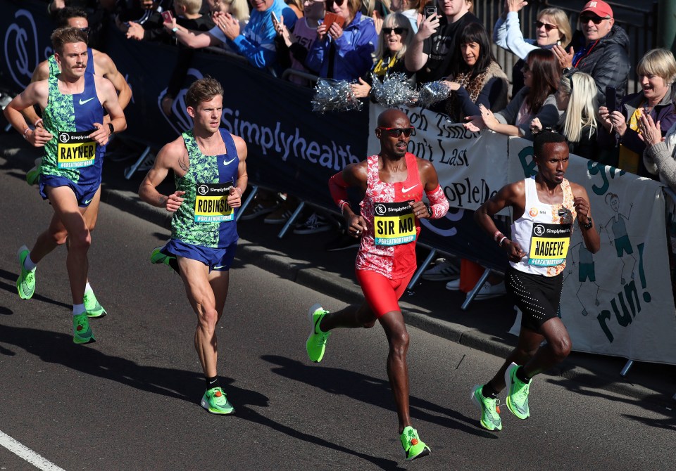 Farah managed to pull clear of Ethiopian Tamirat Tola in the final mile