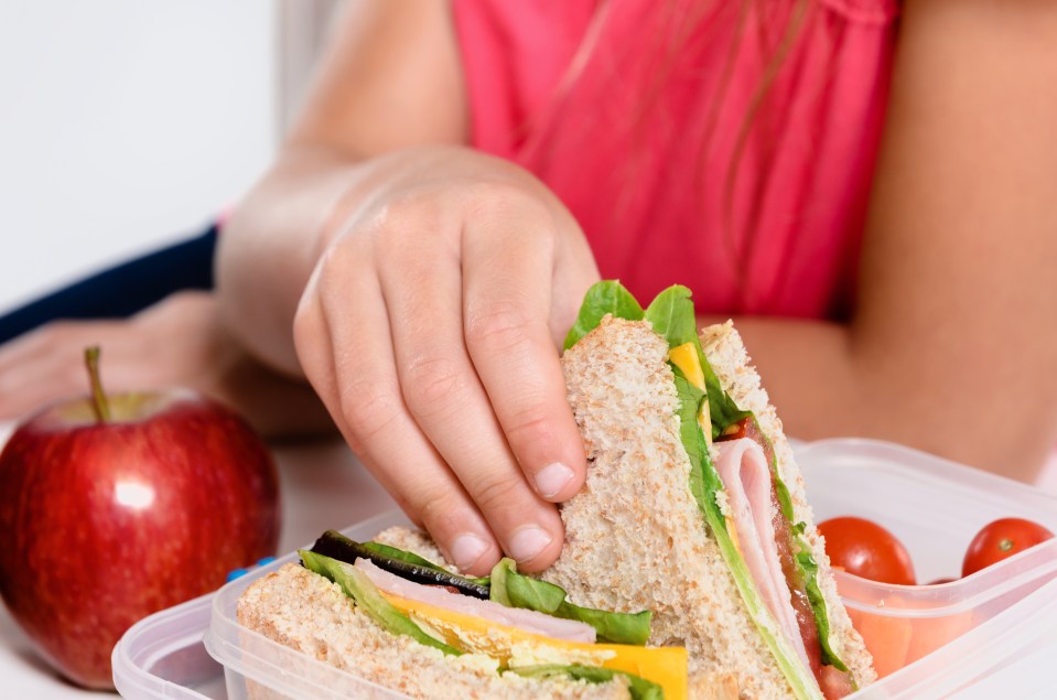  Many lunchboxes do not contain a healthy meal