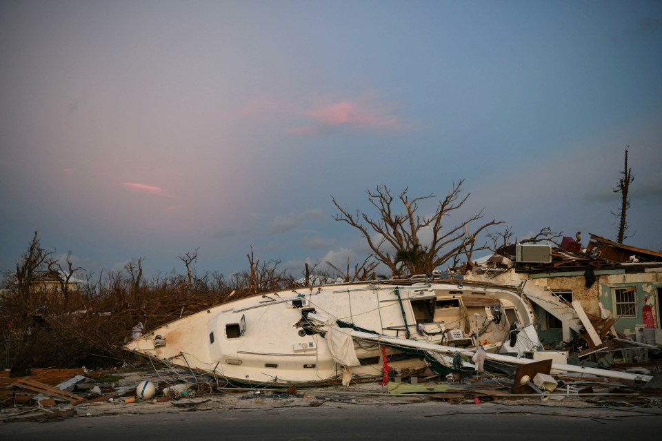  As well as high winds, Hurricane Dorian brought huge tidal surges to the Bahamas