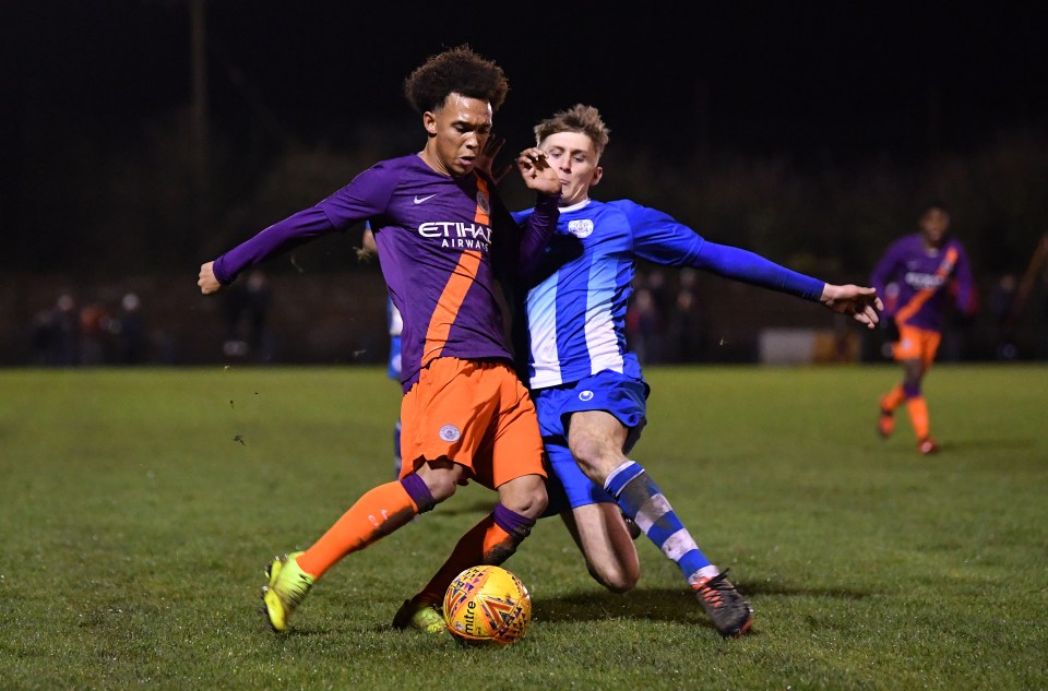 Winger D'Margio has been in the Man City academy since 2013