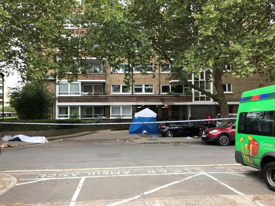  A woman was stabbed to death in Chalk Farm, North London