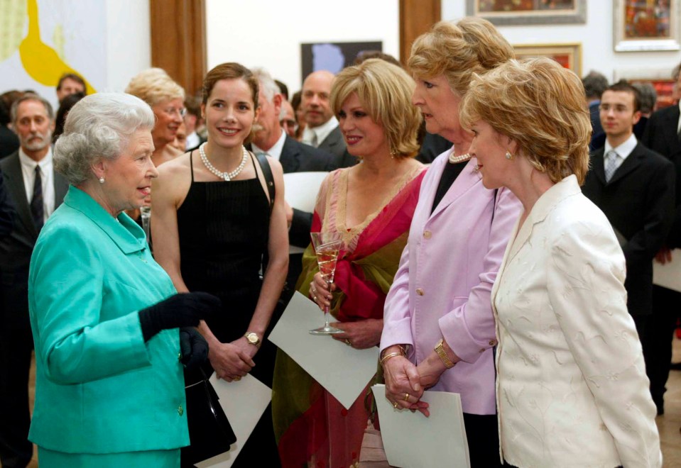  Joanna has attended several receptions held by the Queen