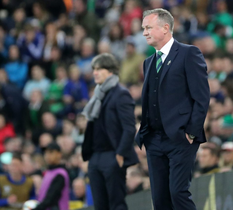  Michael O'Neill saw impressive Northern Ireland edged out in a game they often controlled