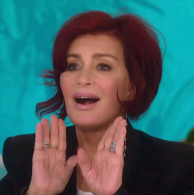  Sharon Osbourne showed off the results of her FOURTH facelift on Monday's The Talk