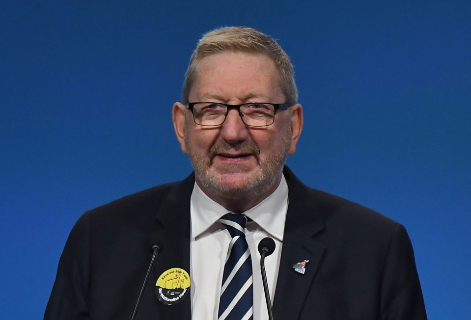  Union boss Len McCluskey said Remainer frontbenchers should quit