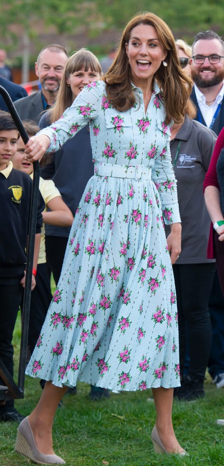 Kate opened a play garden wearing a pair of £1.50 earrings