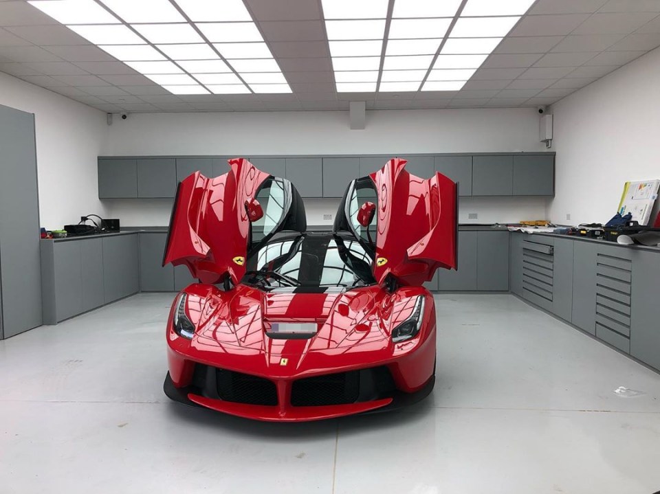  Fans begged the Arsenal ace to make his LaFerrari red again