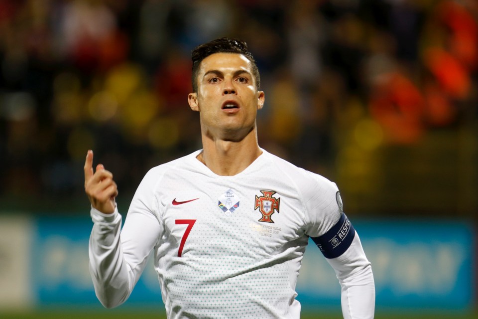  Ronaldo scored four goals in the 5-1 Euro 2020 qualifier win over Lithuania last week