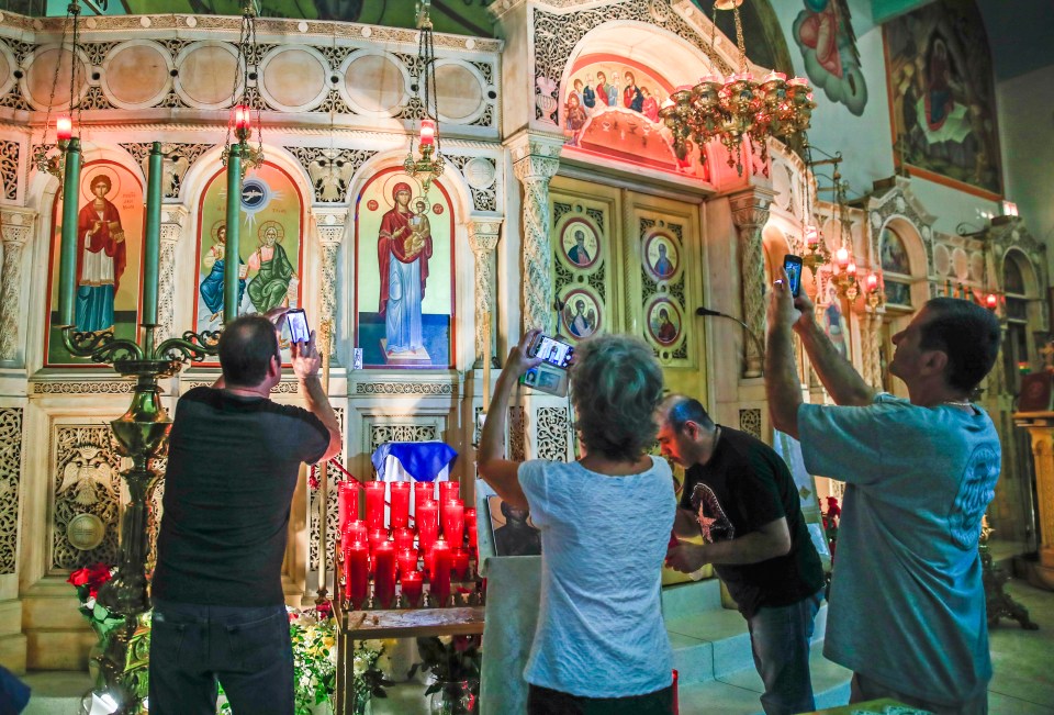  Worshippers have flocked to the church since the miraculous discovery was made