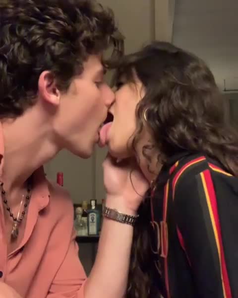  Fun popstars Shawn and Camila Cabello shared this over the top kiss in response to critics