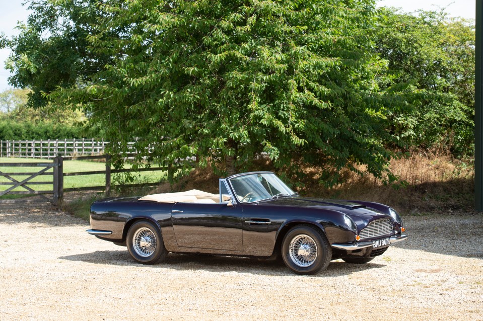  A 1969 Aston Martin DB6 which is an exact replica of the motor used in James Bond classic On Her Majesty's Secret Service is on sale