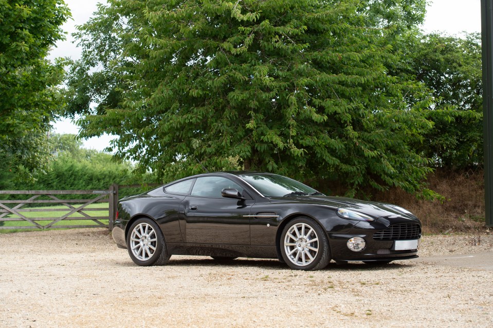  Peter was an avid collector of Aston Martins, including this Vantage Coupe