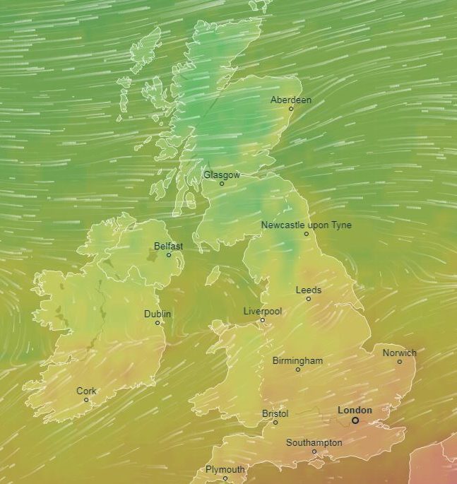  High pressure is driving up temps