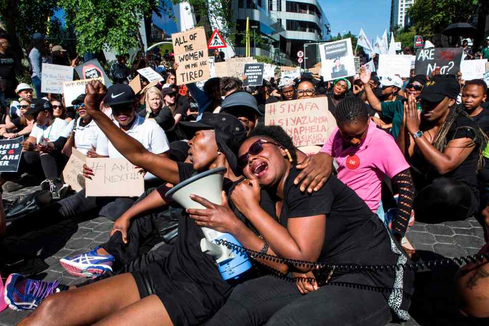  Her murder shocked South Africa and sparked country-wide demonstrations against violence to women - which Meghan referenced in her speech on the first day of the Sussexes’ South African tour