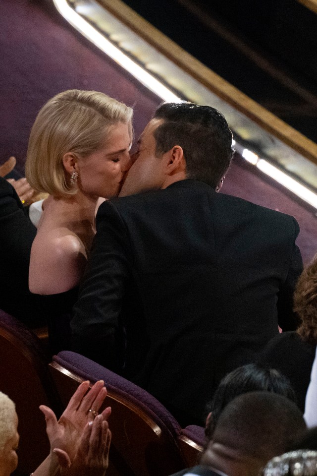  Rami's Oscar's kiss took Lucy Boynton by surprise