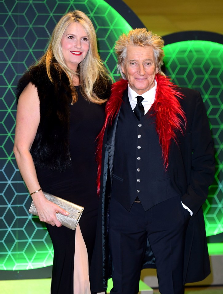 Rod with his wife Penny Lancaster