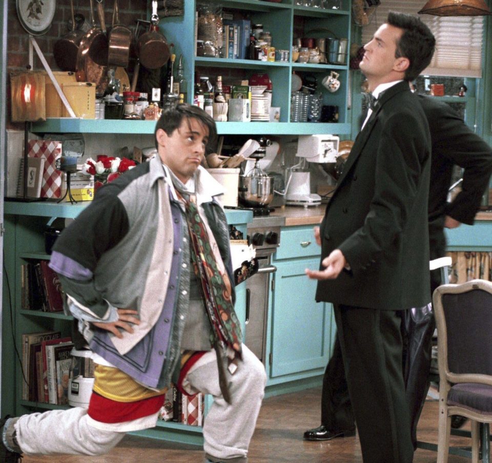  The costume designer created a zippered two-piece costume for Matt to wear when Joey puts on all of Chandler’s clothes