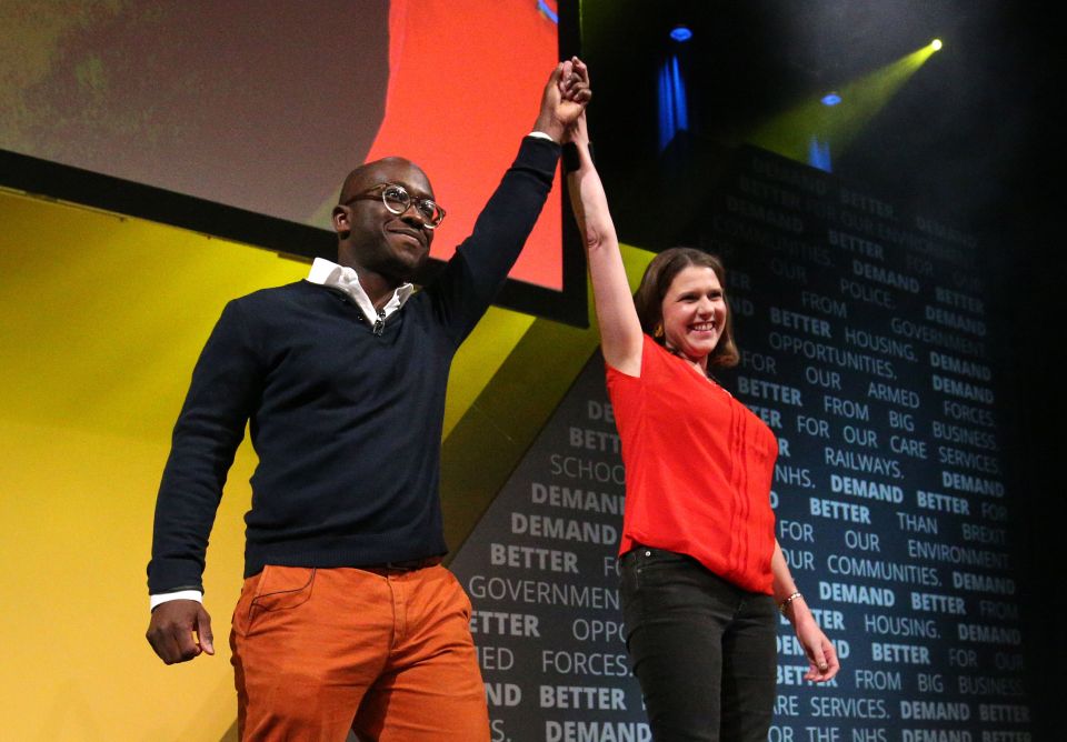  Ex-Tory leadership candidate Sam Gyimah unveiled as new party member at the Liberal Democrats conference by Jo Swinson