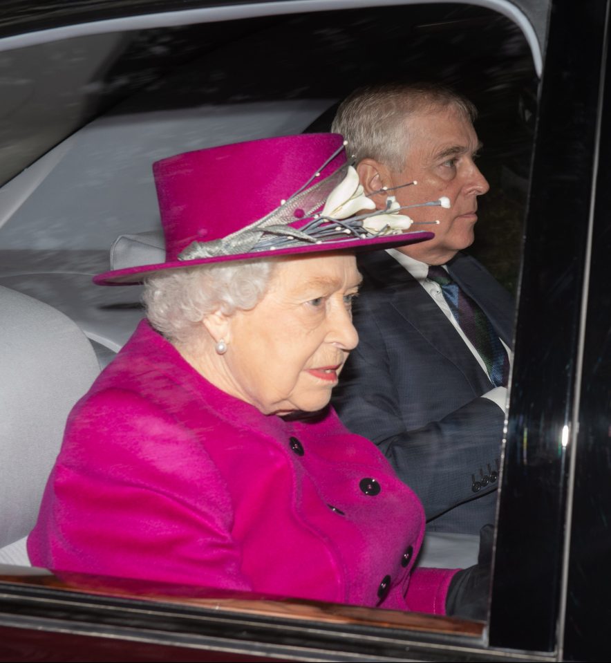 The Queen was spotted with Prince Andrew at Balmoral today