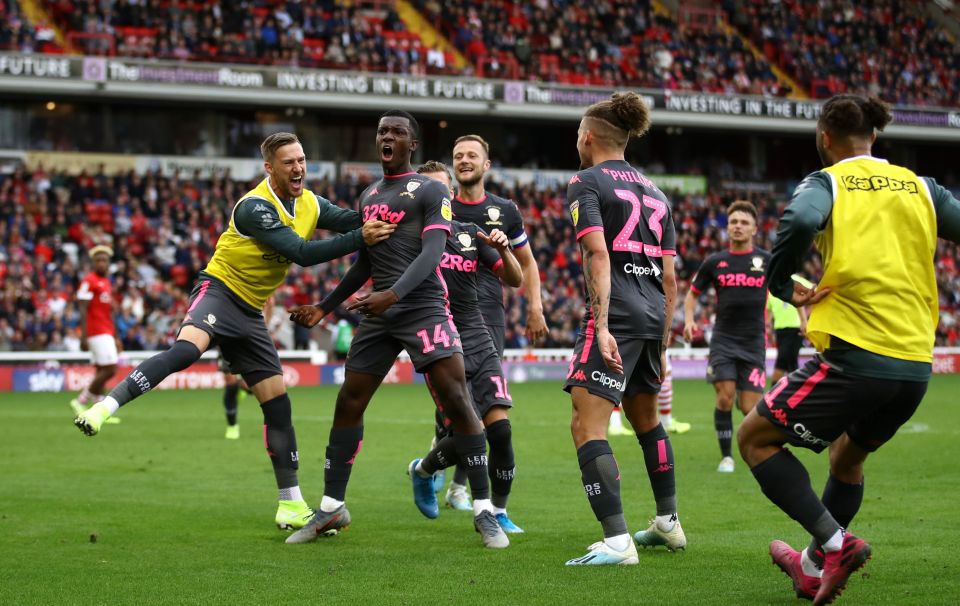  Eddie Nketiah changed the game for Leeds as he scored in the 2-0 win