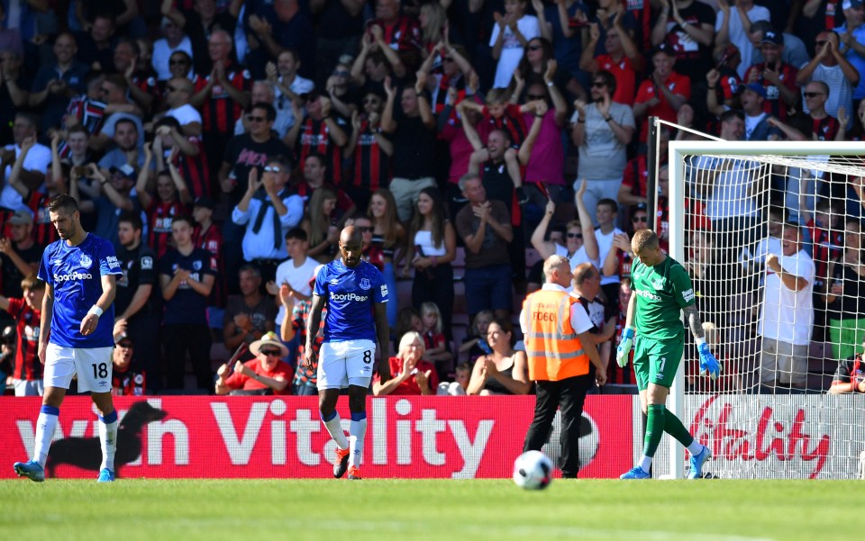  Delph was left red-faced after his role in Bournemouth's second goal