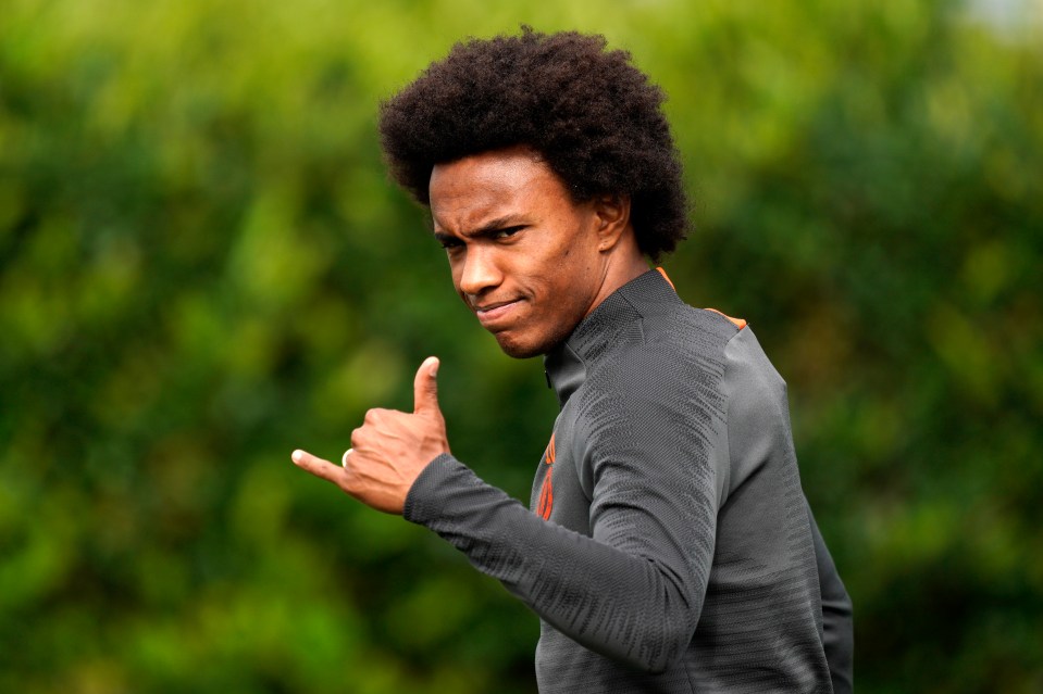  Willian is hoping to convince Chelsea to offer him a new contract, with his current deal expiring this summer