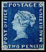 One of the stamps, 2d Post Office Mauritius of 1847, is said to be worth around £2million