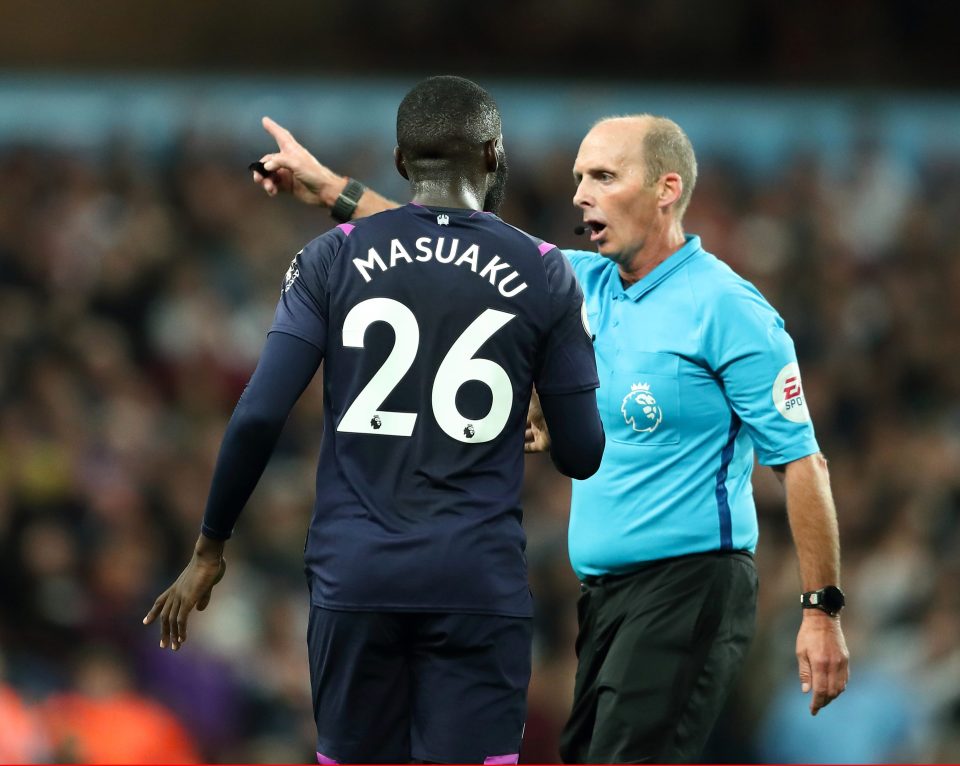  Arthur Masuaku was sent off for West Ham in the second half