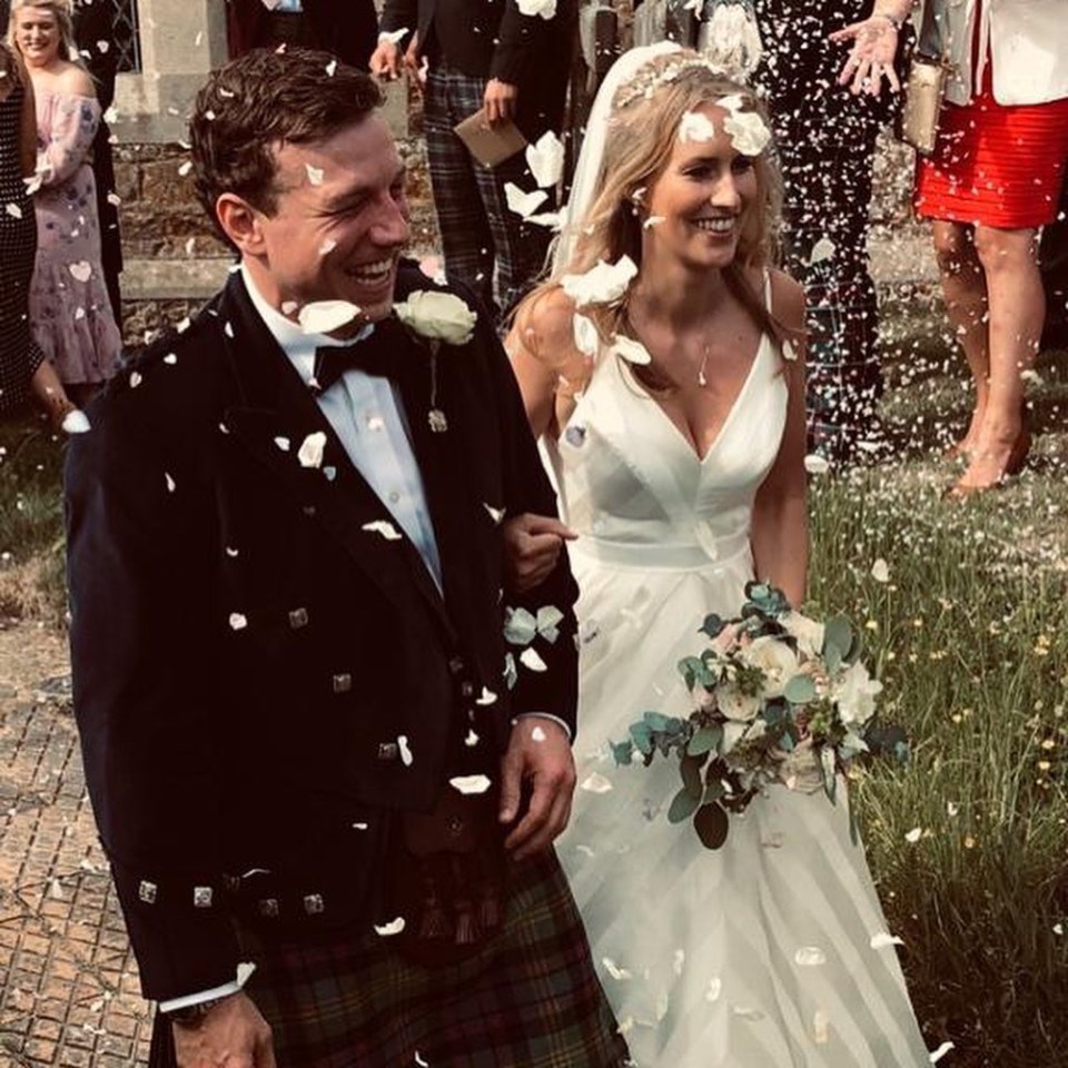  Wedding bells: Hamish and Lucy made it official in 2019