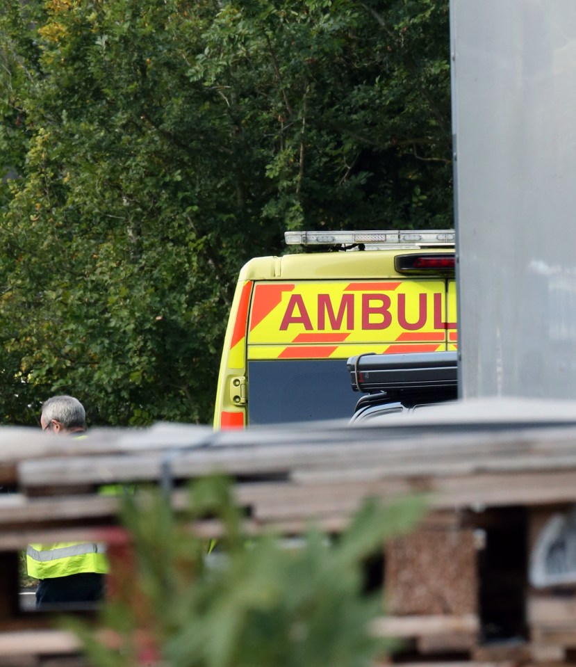  An ambulance later arrives at the scene