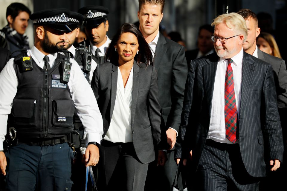  Remainer lawyer Gina Miller arrives at the Supreme Court