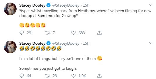  Stacey hit back at the family who called her lazy during their time together