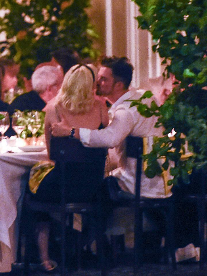  Katy and Orlando looked loved-up at the rehearsal dinner