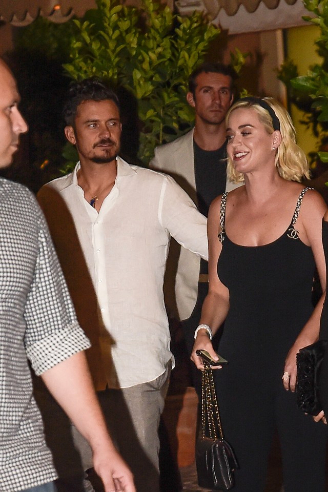 Orlando and Katy let their hair down in the build up to the glitzy bash